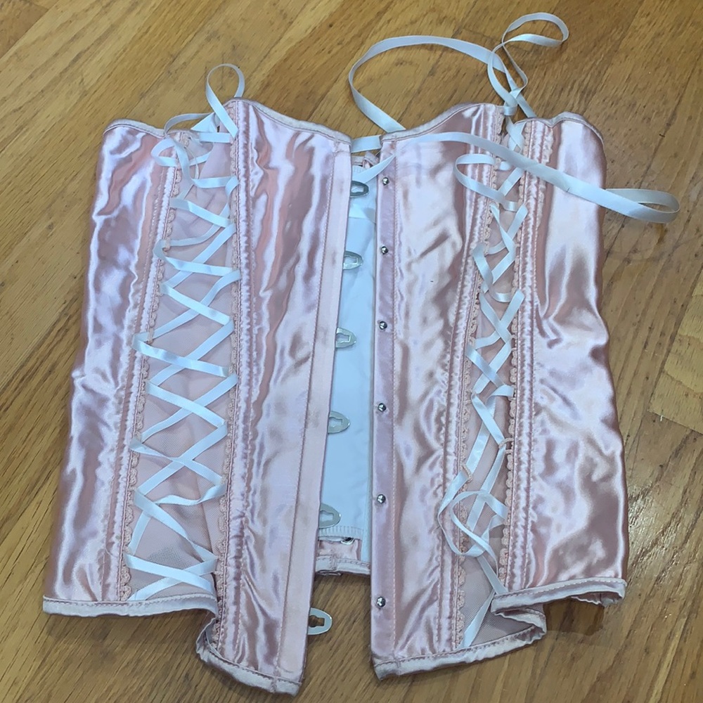 Adore me pink corset